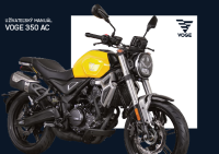 VOGE 350AC - Uzivatelsky manual SK 2023